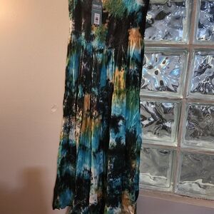 EARTHBOUND Multicolor Tie-Dye Skirt